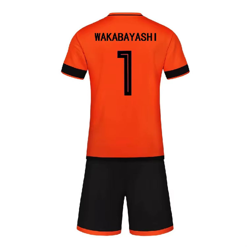 Wakabayashi Genzo Wakashimazu Ken Captain Tsubasa Nankatsu Goalkeeper Uniform Goalkeeper Football Uniform