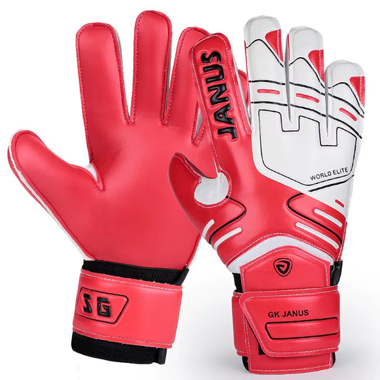 Size 7-10 Professional Soccer Goalkeeper Gloves Black Goalie Football Gloves Luvas De Goleiro Man Training Latex Gloves S142