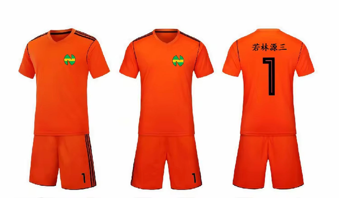 Wakabayashi Genzo Wakashimazu Ken Captain Tsubasa Nankatsu Goalkeeper Uniform Goalkeeper Football Uniform