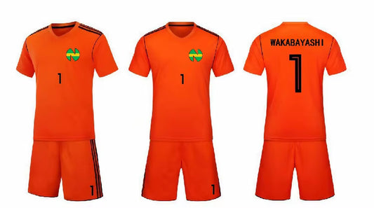 Wakabayashi Genzo Wakashimazu Ken Captain Tsubasa Nankatsu Goalkeeper Uniform Goalkeeper Football Uniform