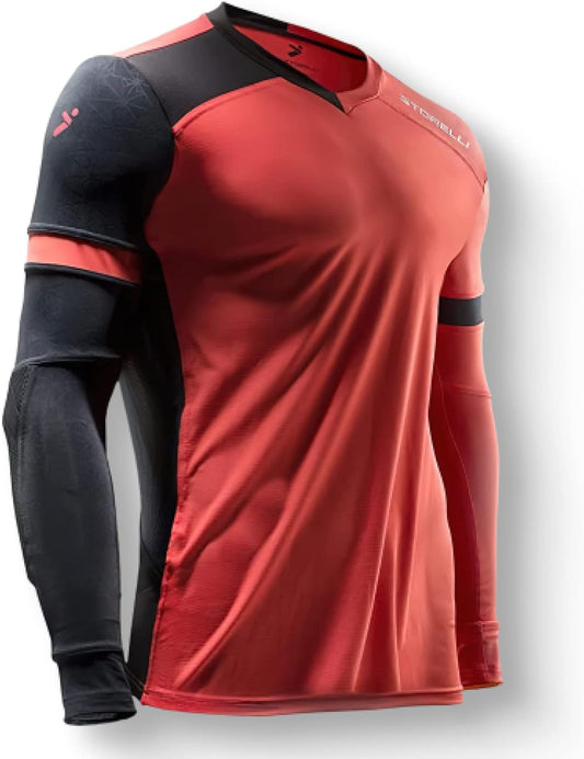 Exoshield Gladiator Goalkeeper Jersey, High-Impact Protection, Sweat-Wicking, Breathable Athletic Shirt for Soccer