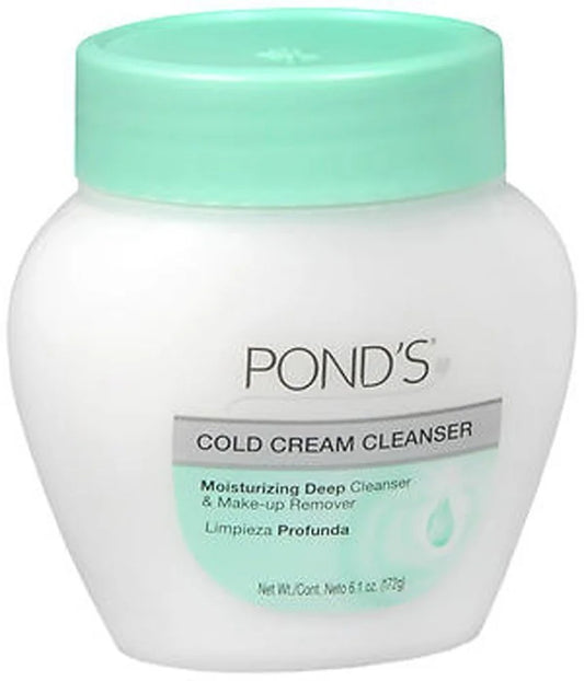 Cold Cream Cleanser Moisturizing Deep Cleanser, Make up Remover, 6.1 Oz