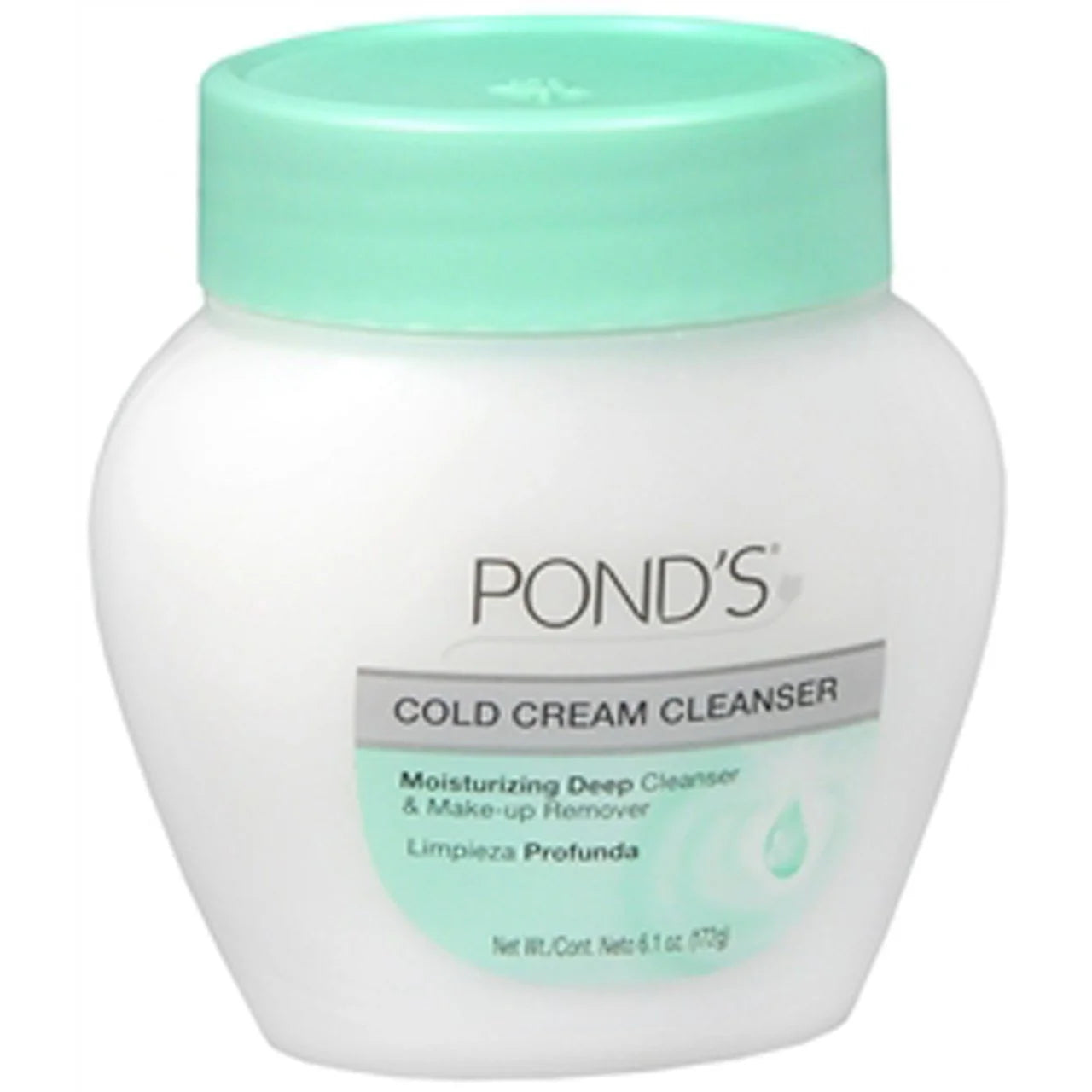 Cold Cream Cleanser Moisturizing Deep Cleanser, Make up Remover, 6.1 Oz